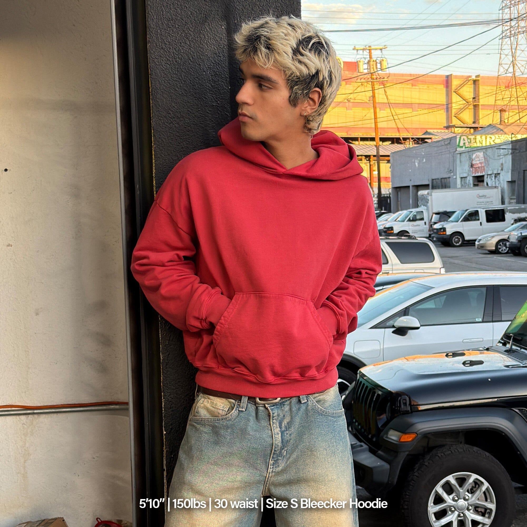 Bleecker Cinched Crop Hoodie | Relaxed, Drop-Shoulder Male Product Image