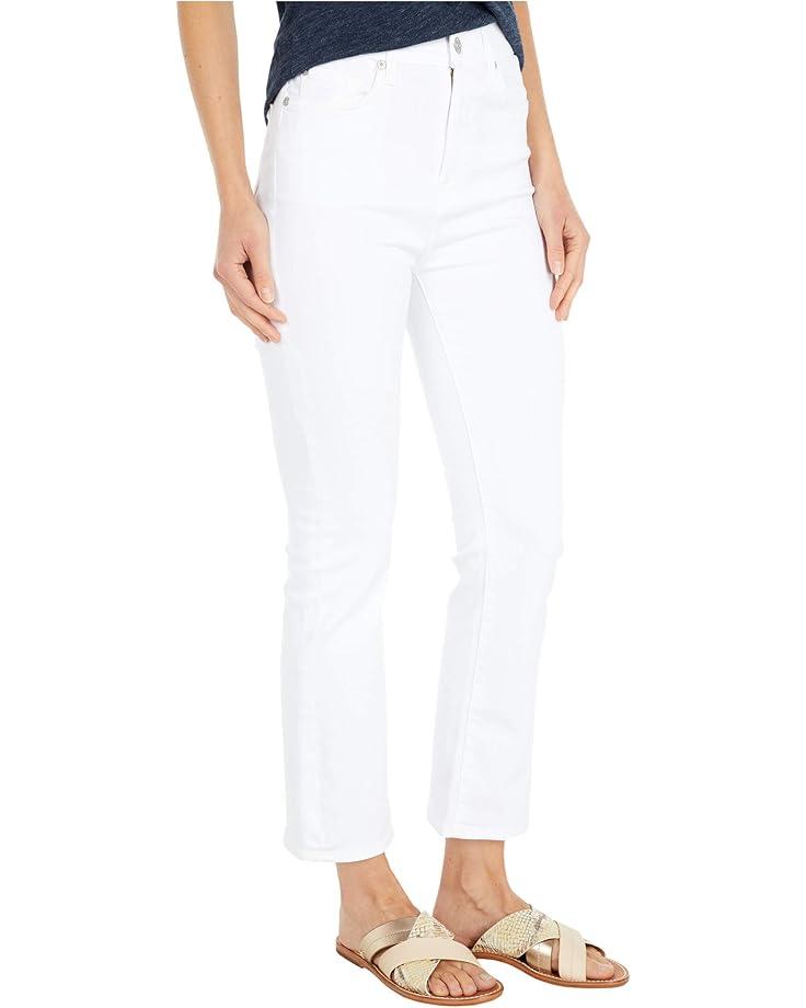 Women's 7 For All Mankind The High-Waist Slim Kick in Slim Illusion White Product Image