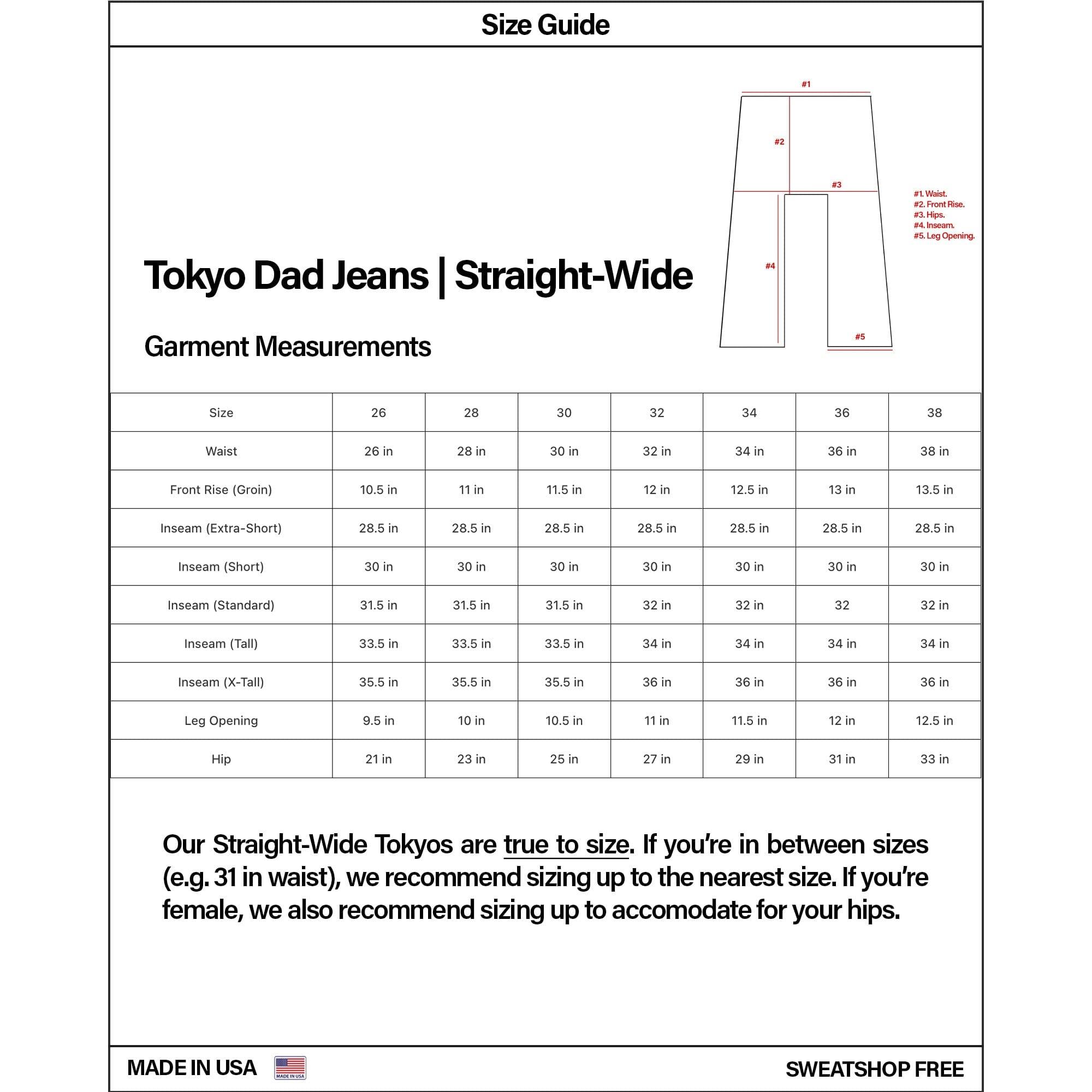 Tokyo Dad Jeans | Straight-Wide Leg Product Image