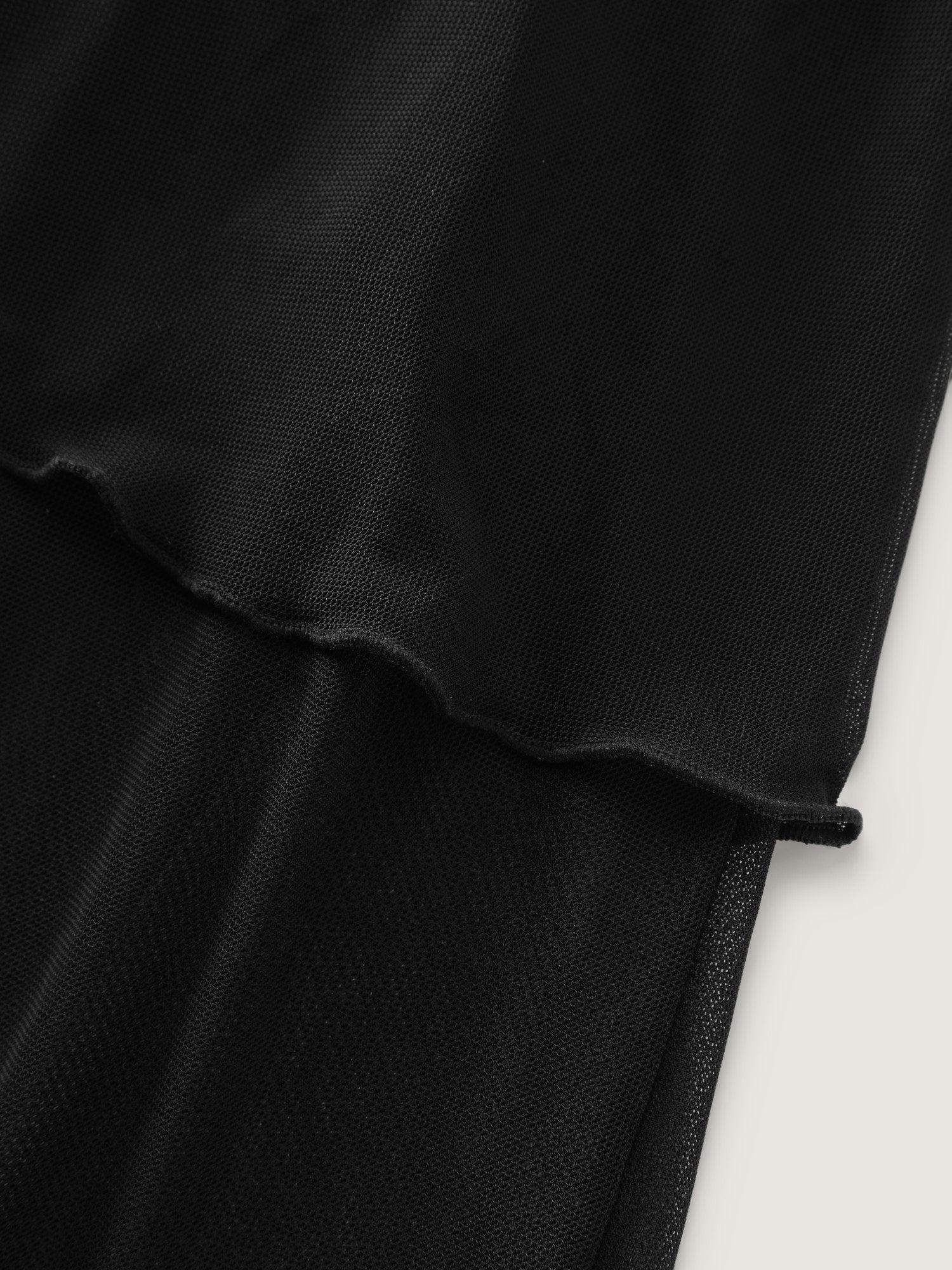 Sheer Ruffled Sleeve Layered Swim Dress Female Product Image
