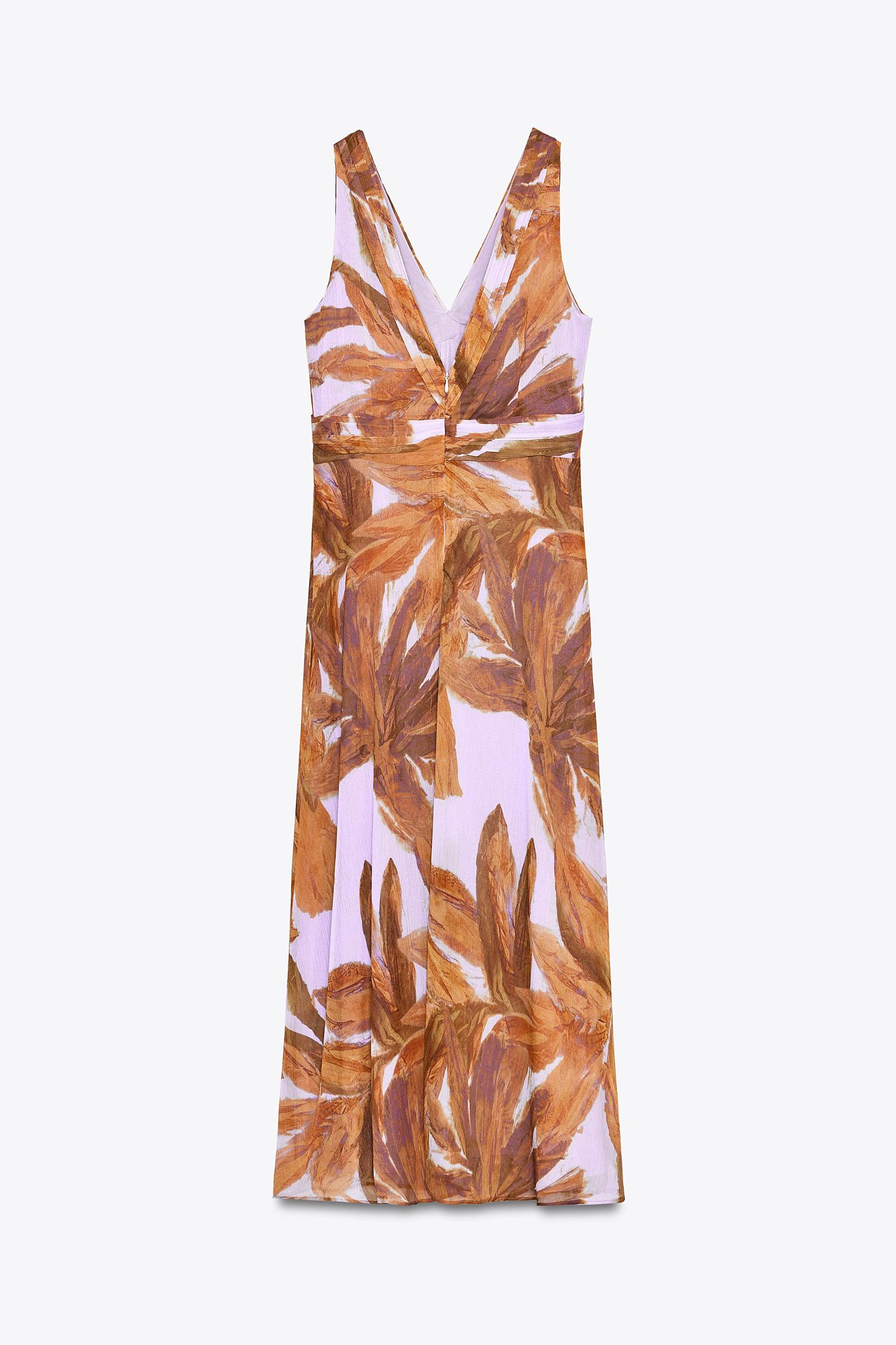 PRINTED MIDI DRESS Product Image