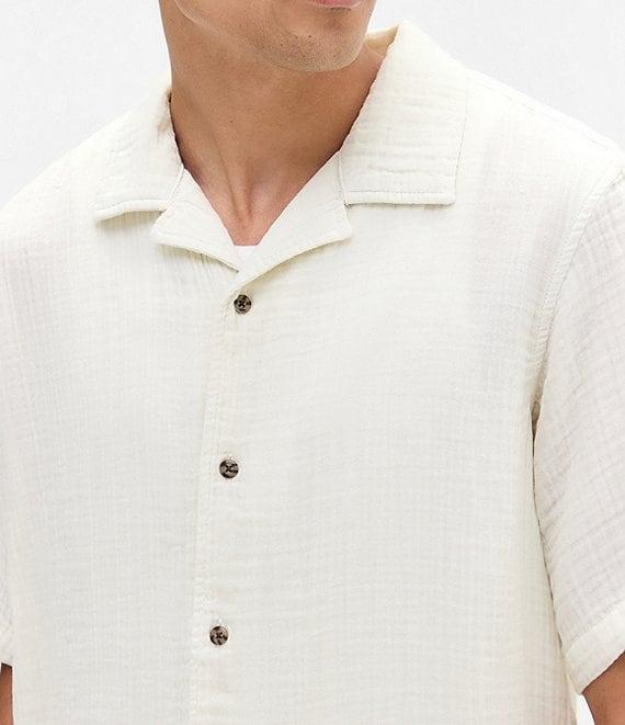 BDG Urban Outfitters Short Sleeve Woven Crinkled Shirt Product Image