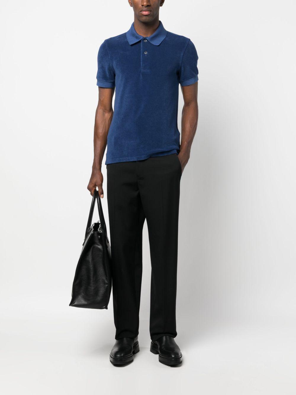 towelling-finish polo shirt Product Image