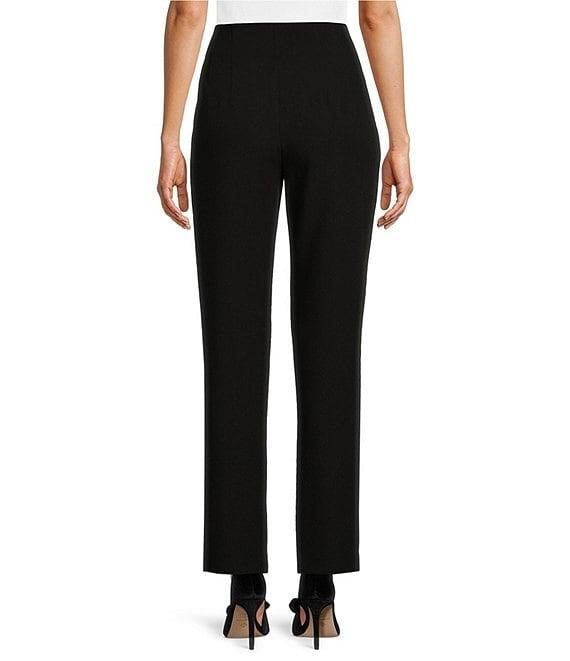 Antonio Melani Brooklyn Stretch Crepe Flat Front Pleated Ankle Pant Product Image