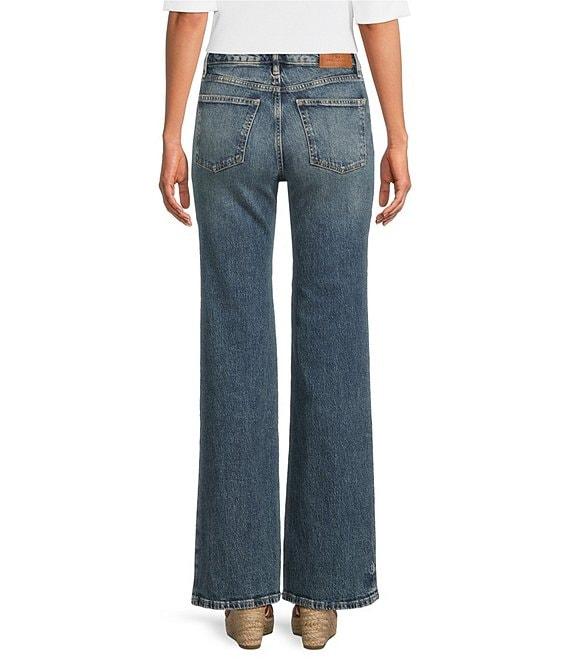 Lauren Ralph Lauren High Rise Flare Leg Jeans Product Image