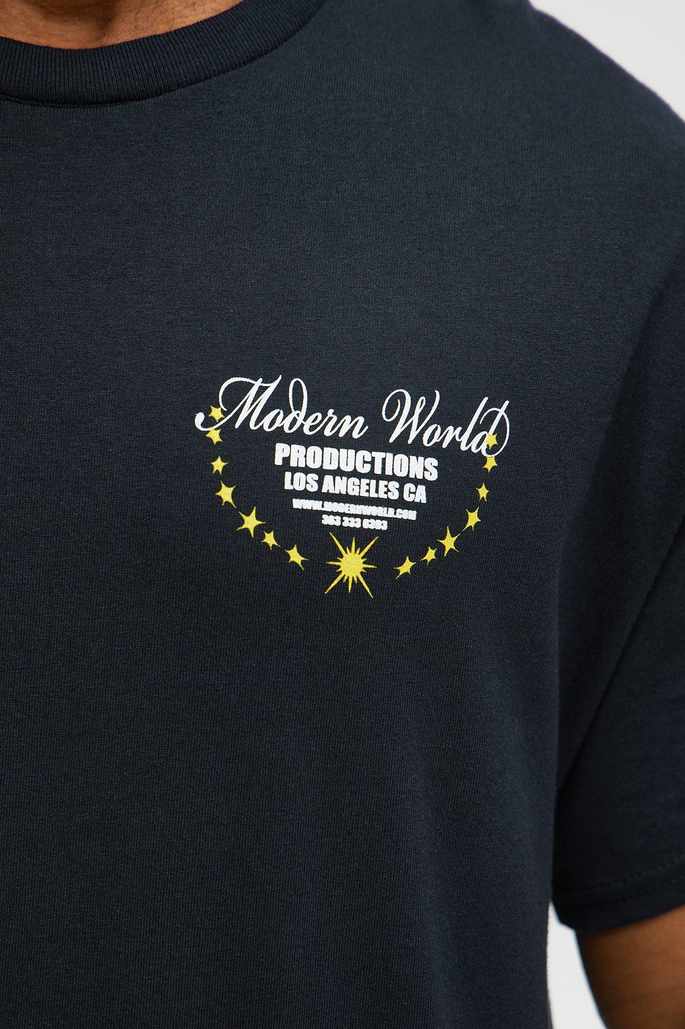Modern World Production Short Sleeve Tee - Black Product Image
