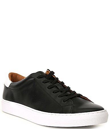 Polo Ralph Lauren Mens Jermain Leather Sneakers Product Image