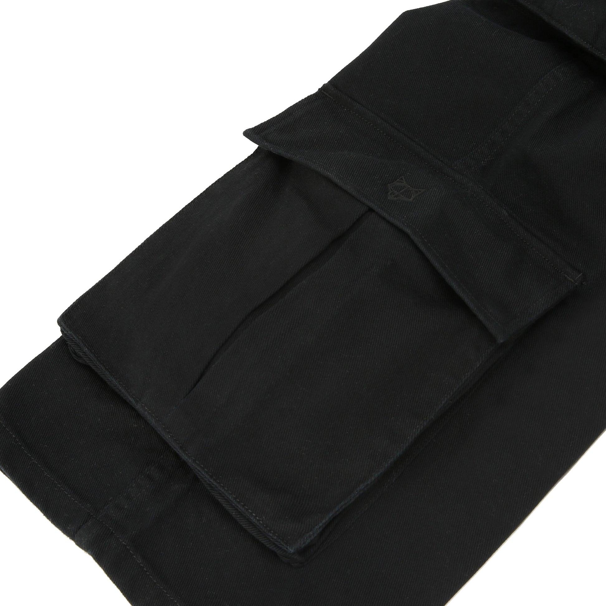 Baggy Pocket Cargo Pants Black Product Image