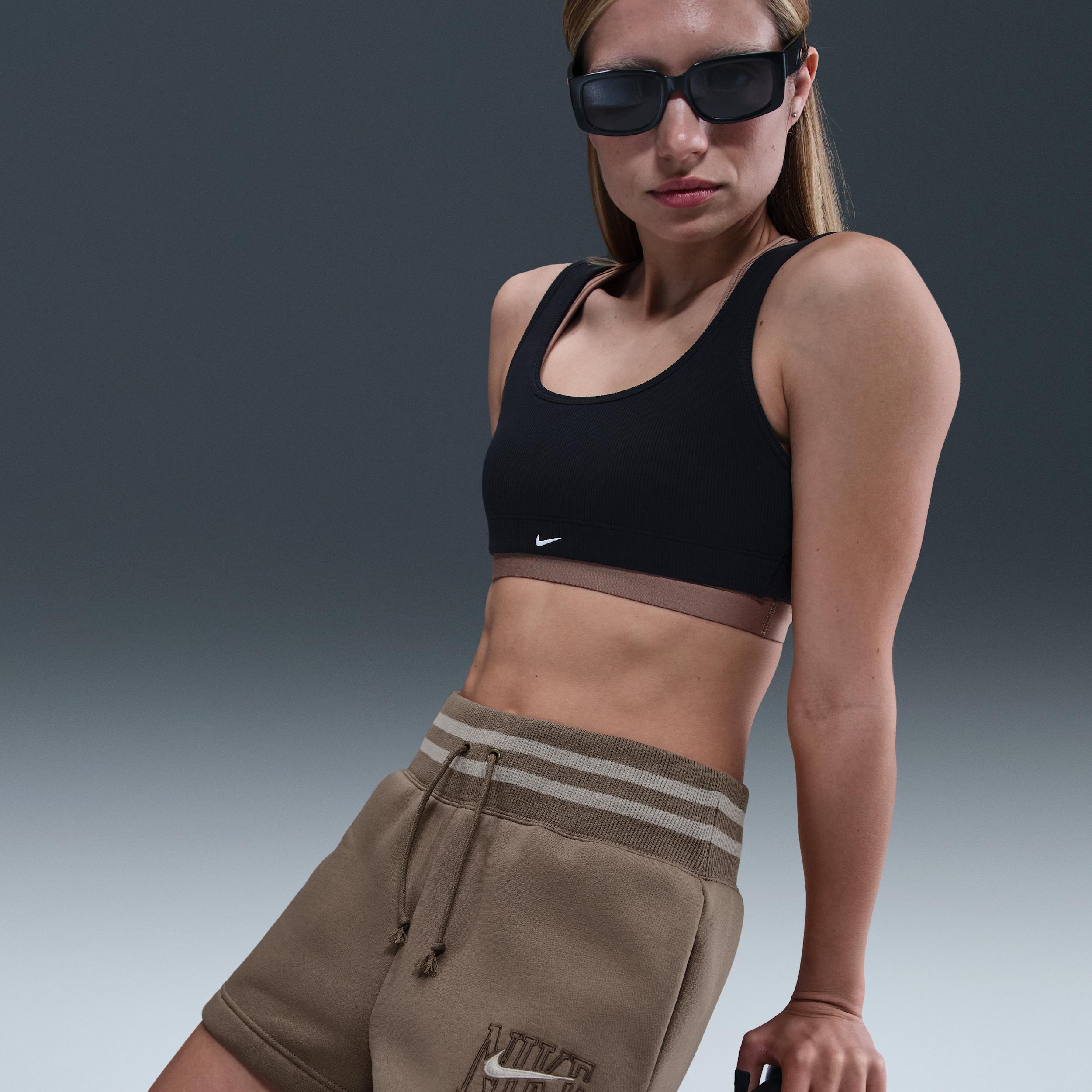 Women's Nike Sportswear Phoenix Fleece High-Waisted Loose Graphic Shorts Product Image