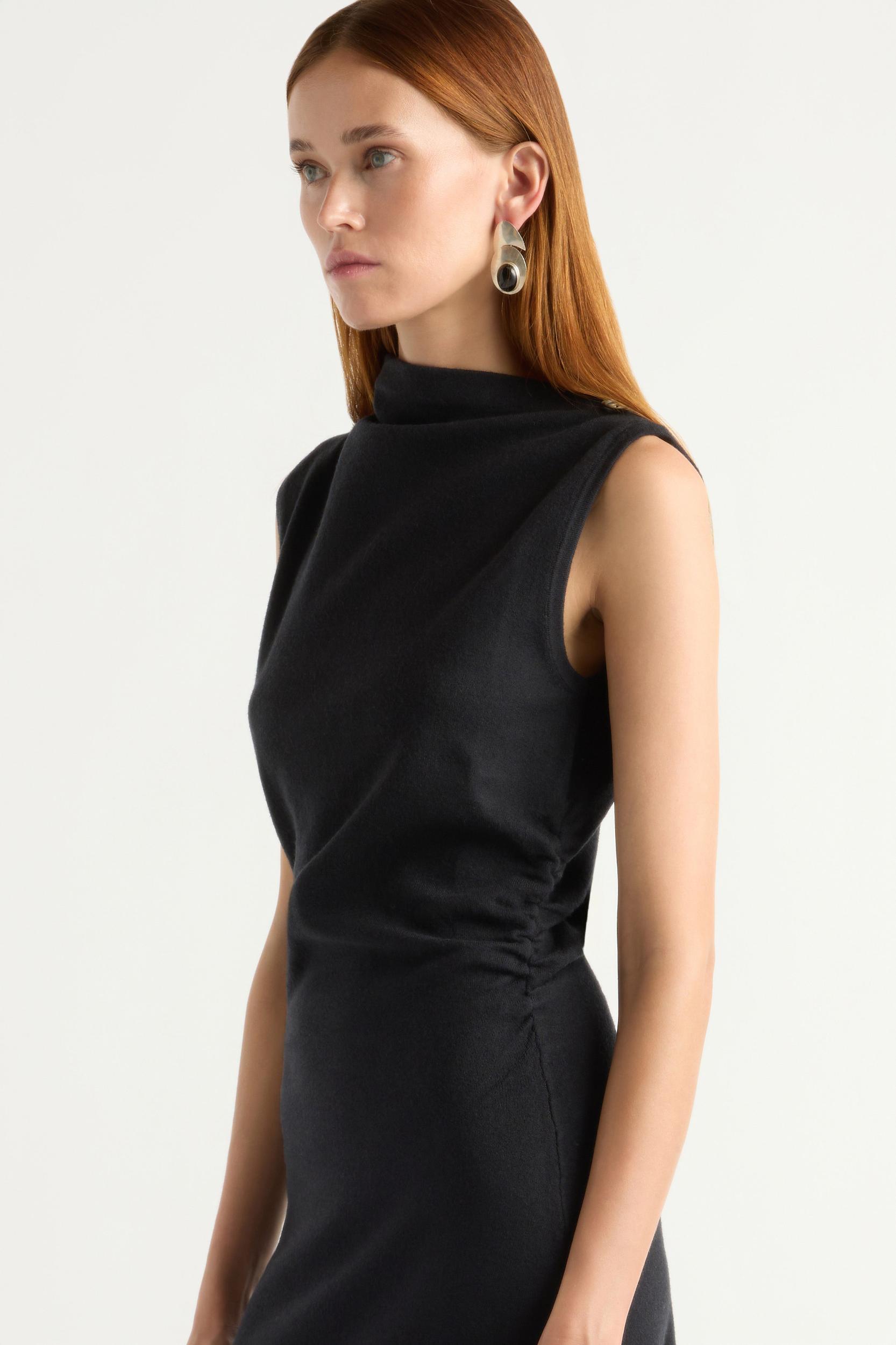 Abel Asymmetric-Neck Dress Product Image
