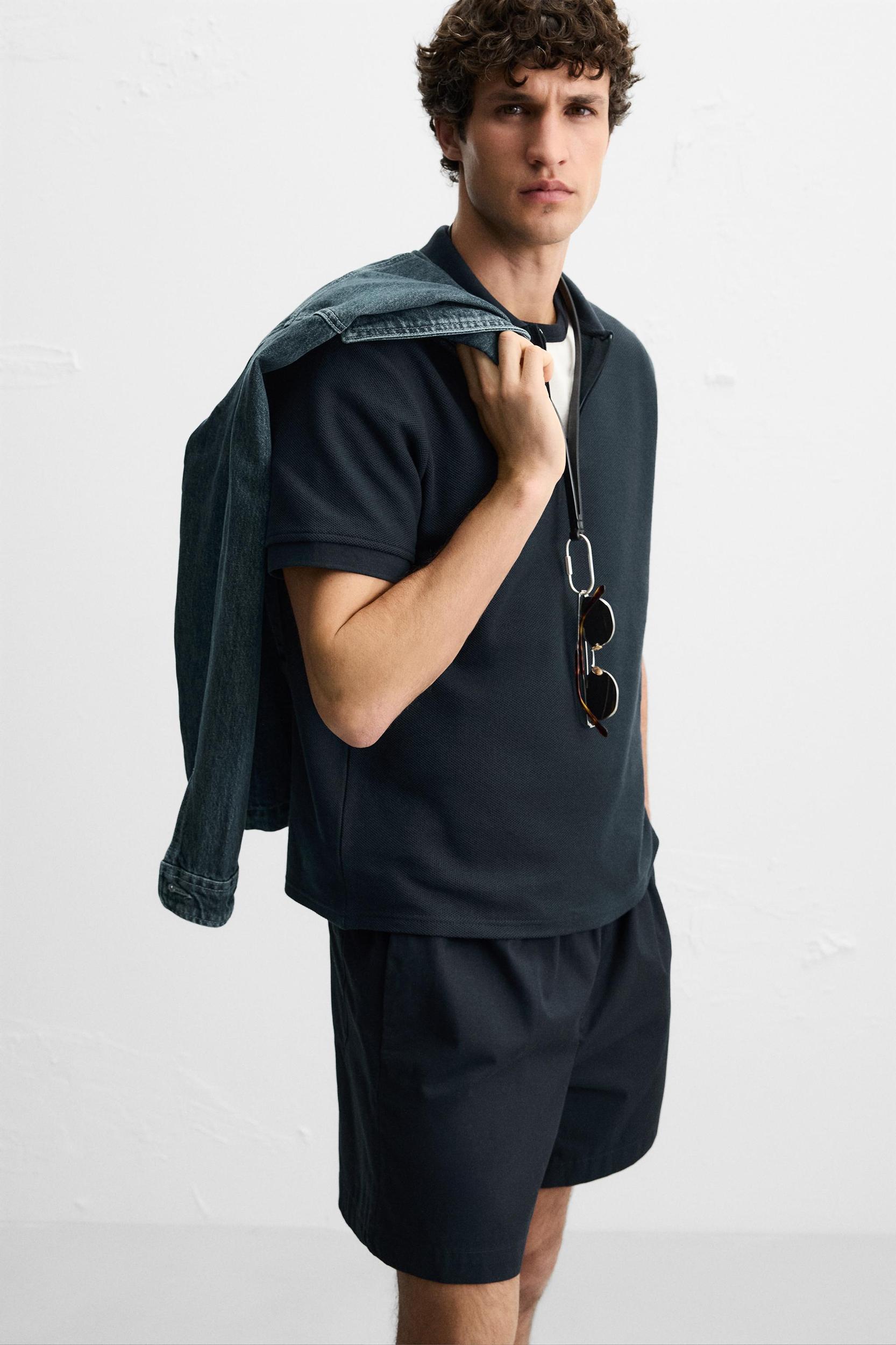 QUARTER ZIP POLO Product Image