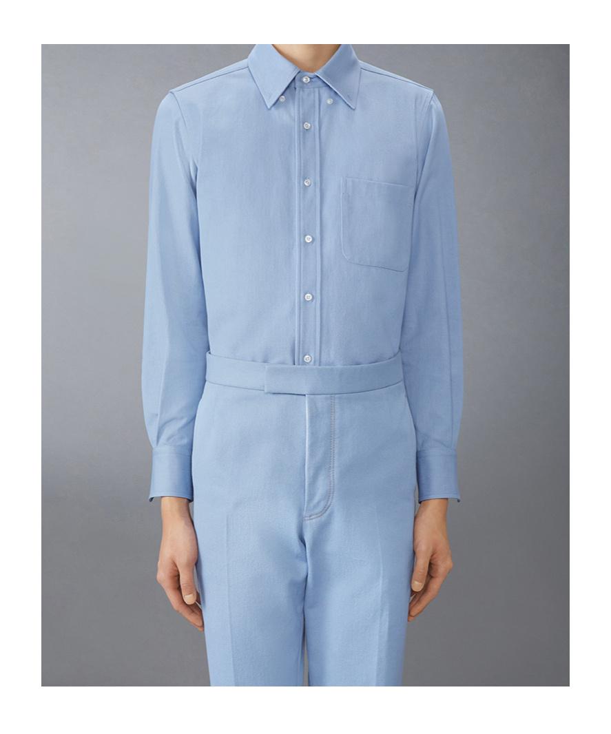 Thom Browne Men's Classic Fit Cotton Button-Down Shirt Product Image