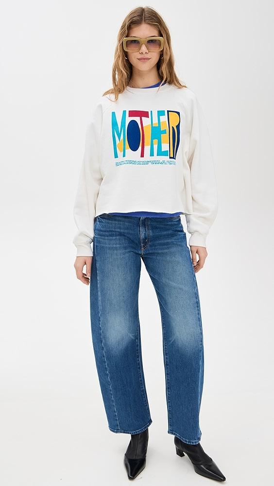 MOTHER The Boost Crop Cut Off Sweatshirt | Shopbop Product Image