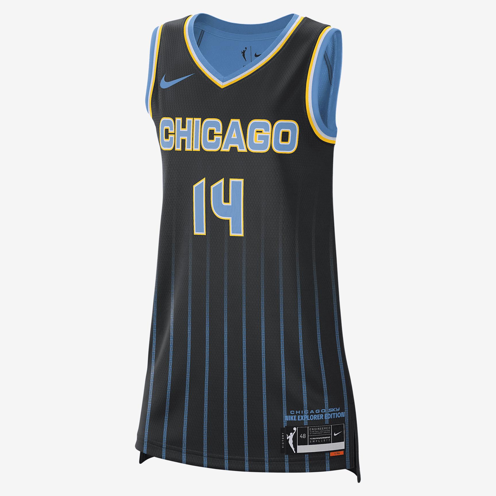 Chicago Sky Explorer Edition Nike Womens Dri-FIT WNBA Victory Jersey | DC9567-016 Product Image