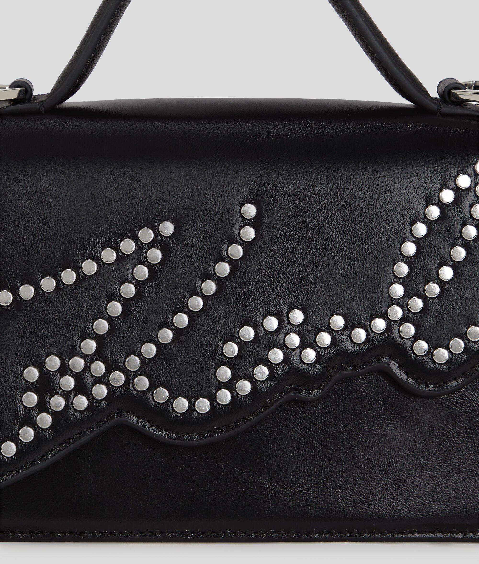 K/SIGNATURE SMALL STUDDED CROSSBODY BAG Product Image