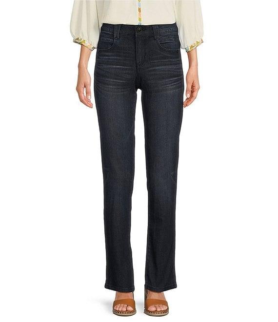 Democracy Petite Size #double;Ab#double;solution Straight Leg Jeans Product Image