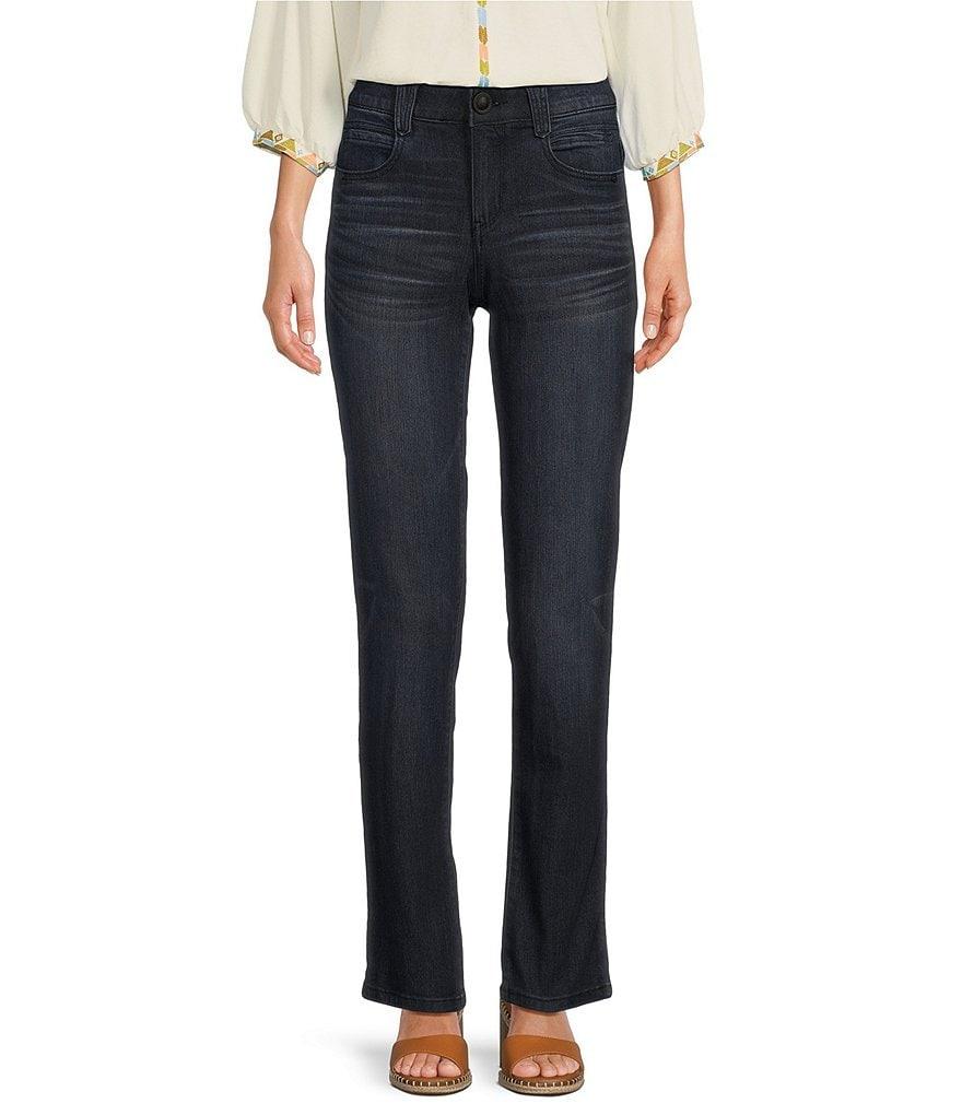 Democracy Petite Size #double;Ab#double;solution Straight Leg Jeans Product Image