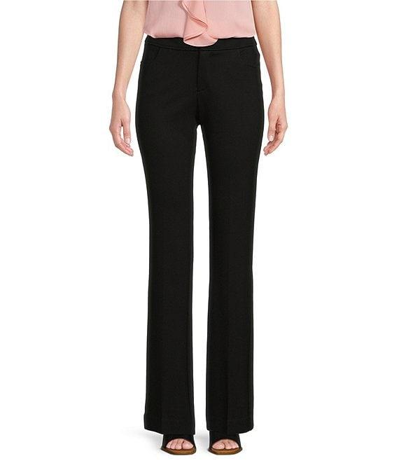 Anne Klein Compression Knit Flare Leg Pants Product Image