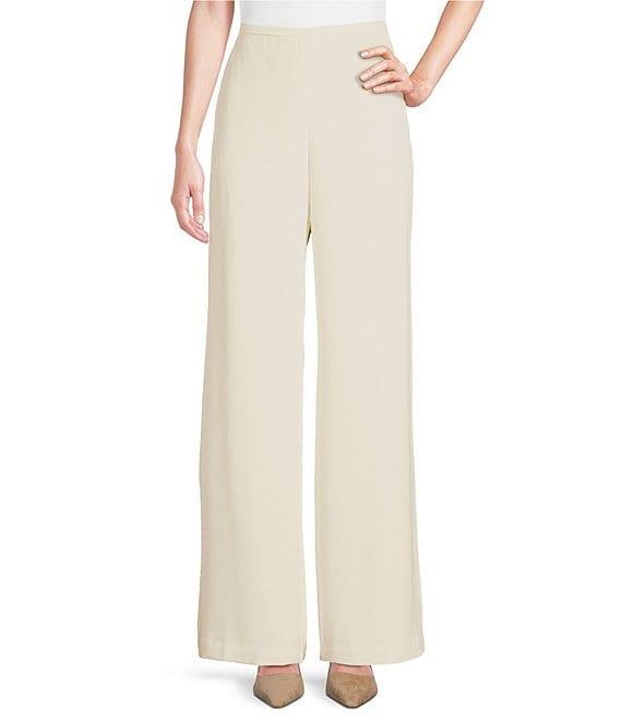 Trina Turk Tavia Double Georgette Wide Leg Pant Product Image