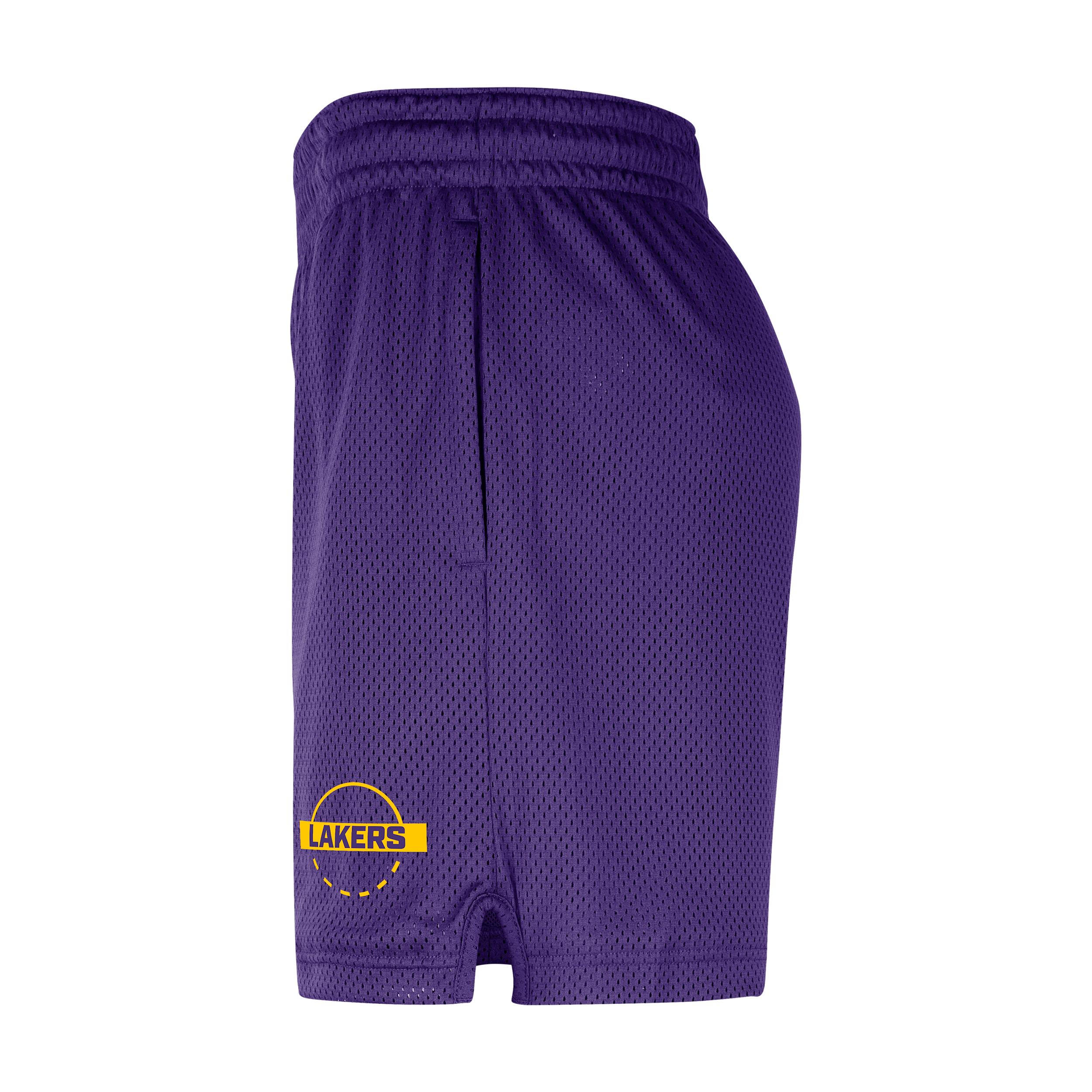 Los Angeles Lakers Nike Mens NBA Mesh Shorts | HM7345-504 Product Image