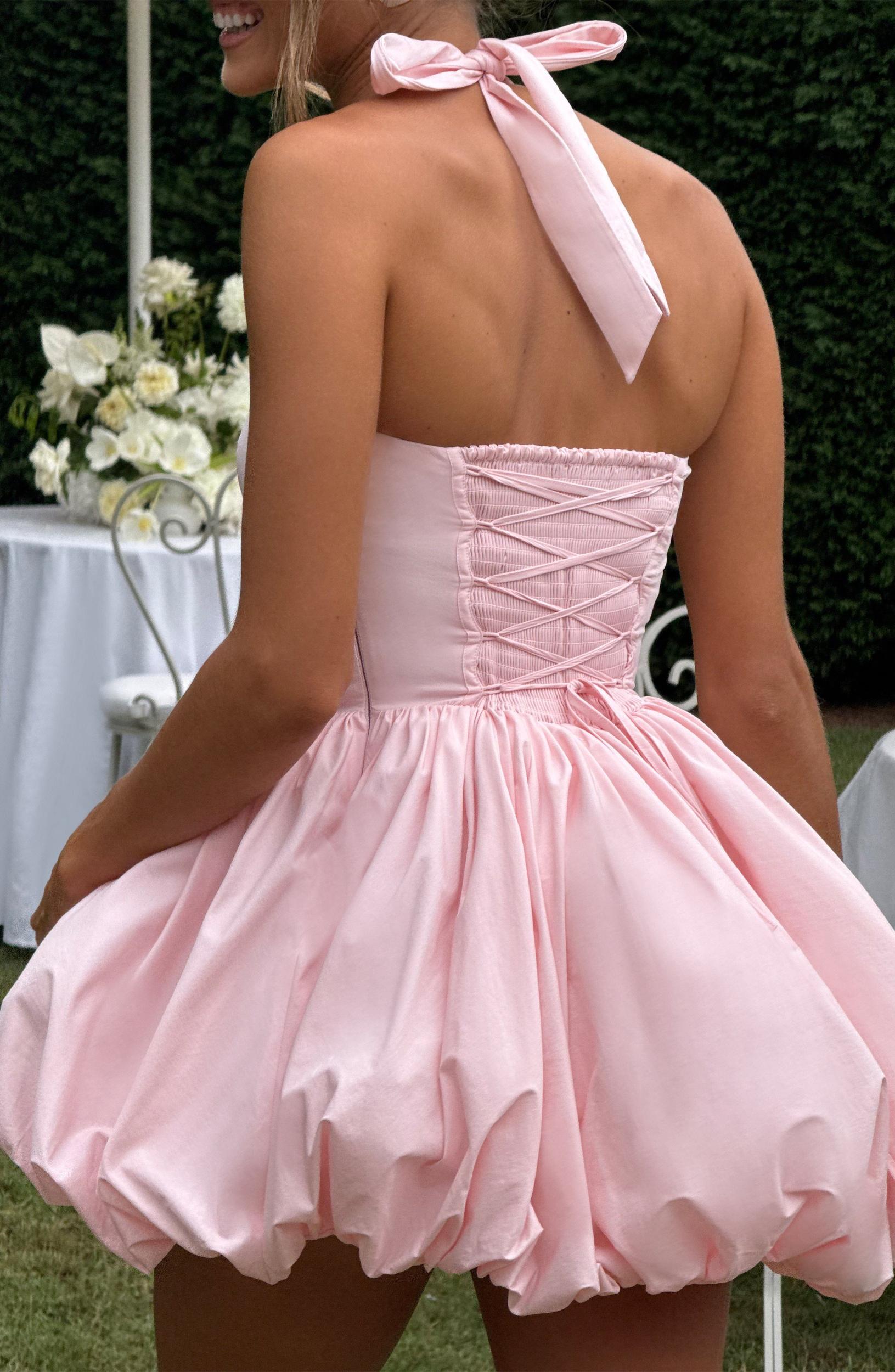 Maricia Mini Dress - Blush Product Image