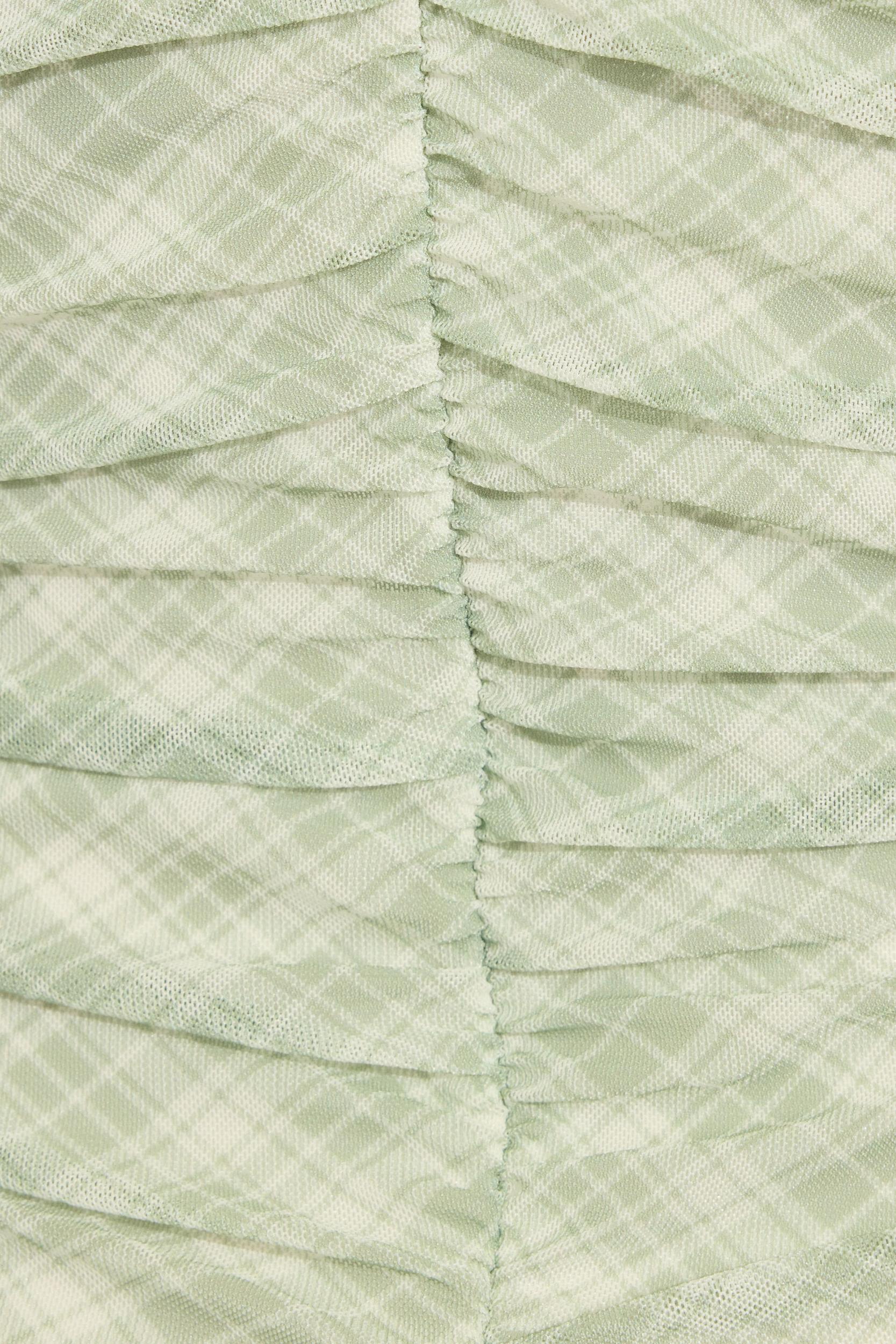 Deep Plunge Cowl Neck Mini Dress Product Image