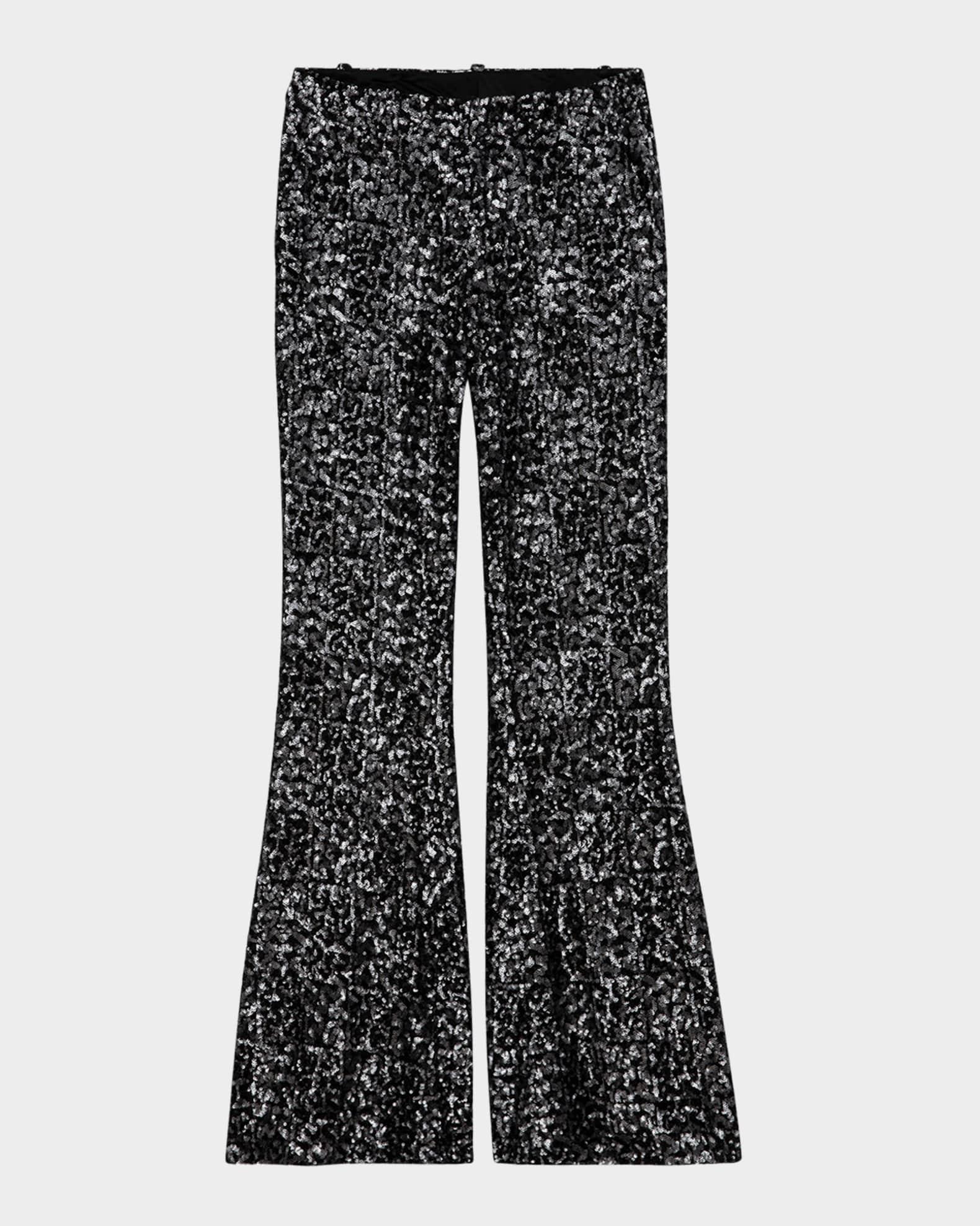 Prevy Sequined Flare Pants  Product Image