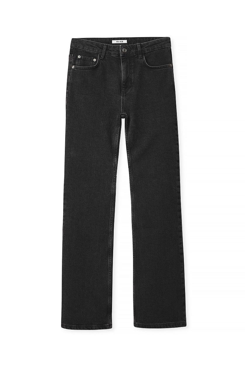 High Waist Flared Denim Product Image