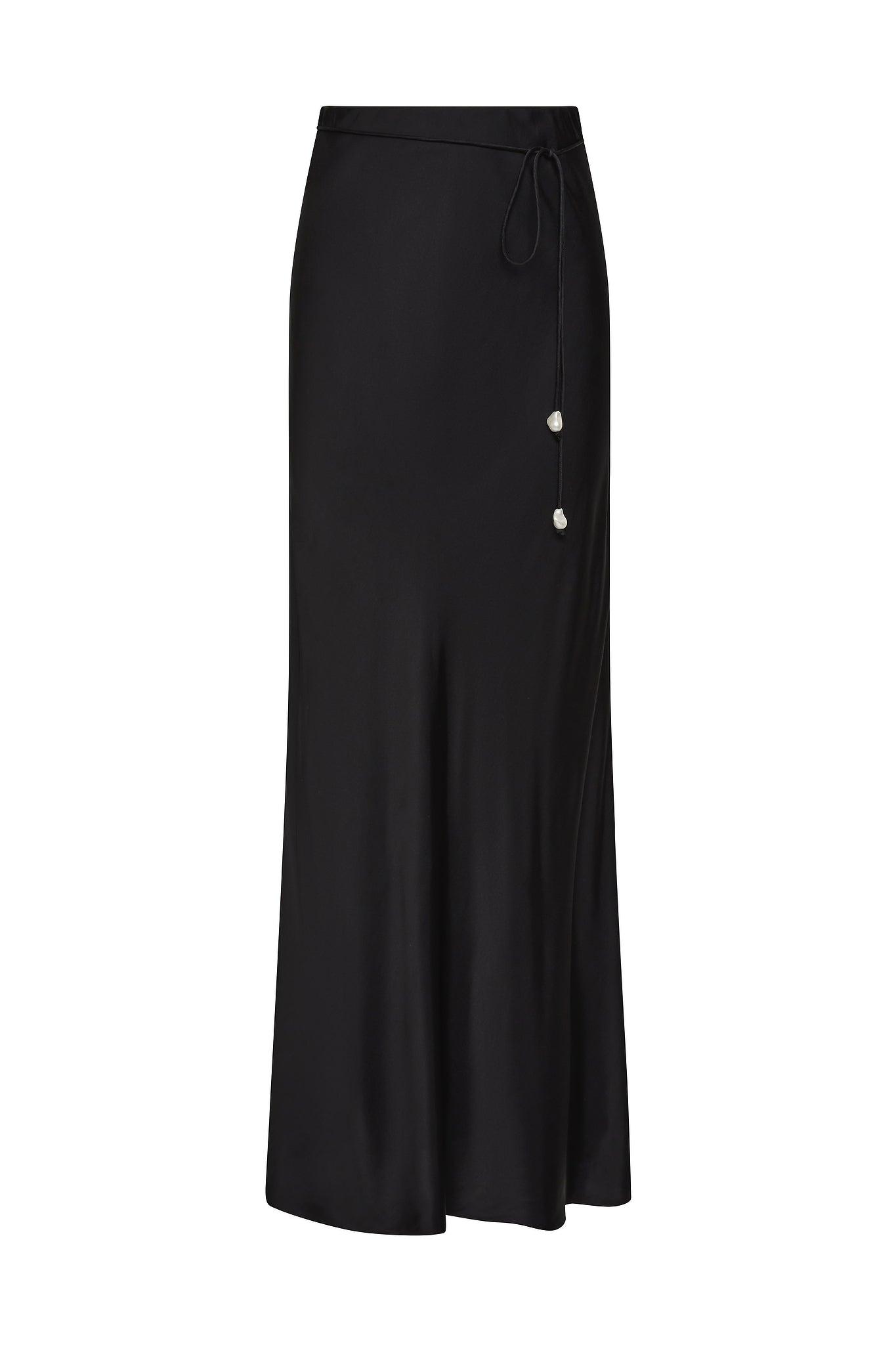 Plus Size Solid Button Up Gathered Wide Leg Pants Women Indigo Elegant Wide Leg Mid Rise Everyday Pants BloomChic 18-20/2X Product Image