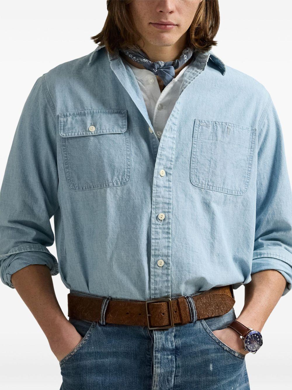 chambray shirt Product Image