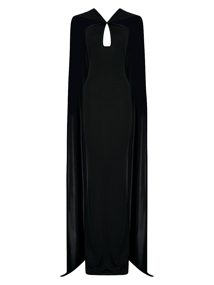 Womens Maia Cape-Back Gown Product Image