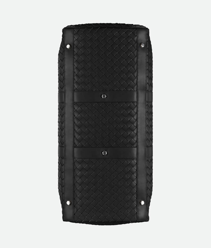 Men's Large Intrecciato Duffle in Black Product Image