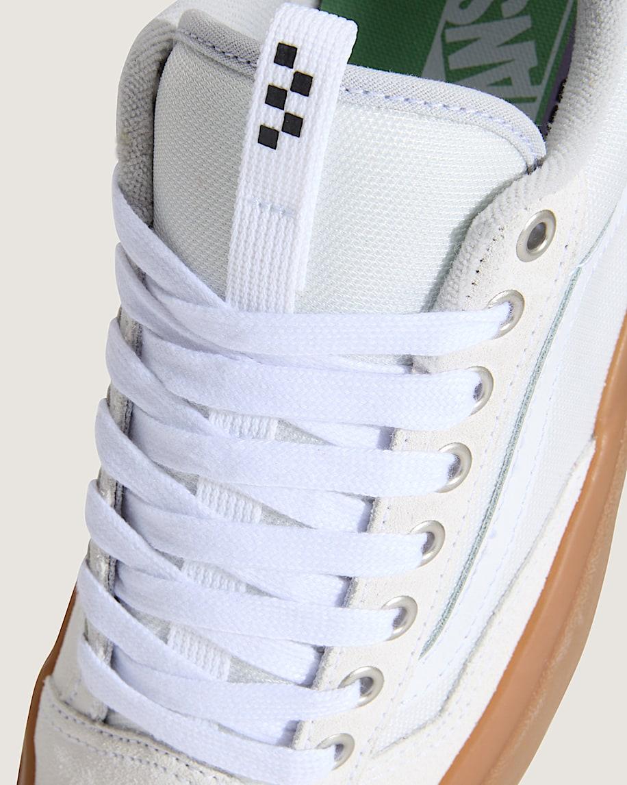 Skate Old Skool 36+ Gum Shoe in White| Vans US Product Image