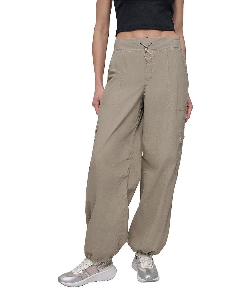DKNY Sport by Donna Karan Peached Cotton Poplin Cargo Pants Product Image