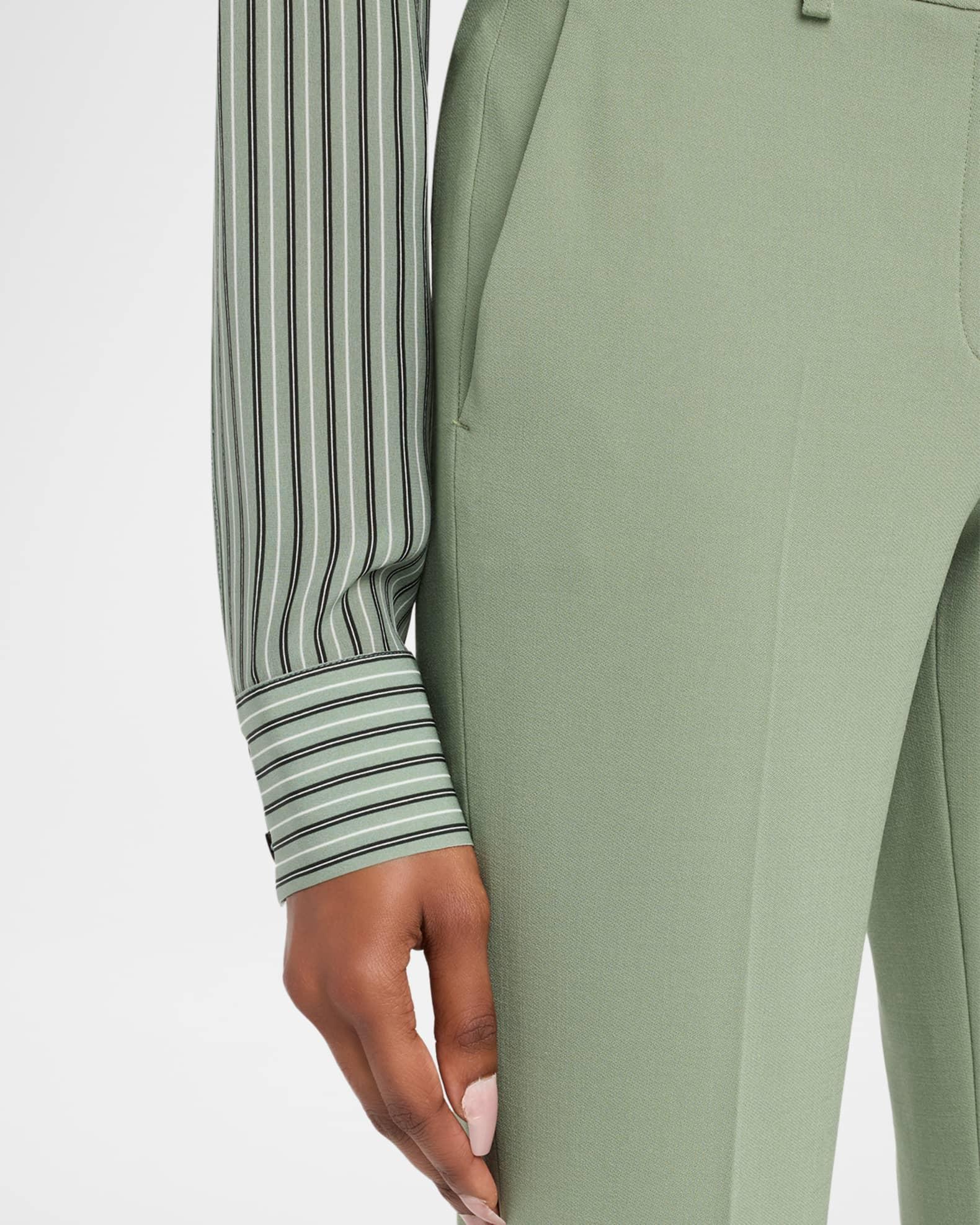 Haylee Stretch Wool Flare Trousers Product Image