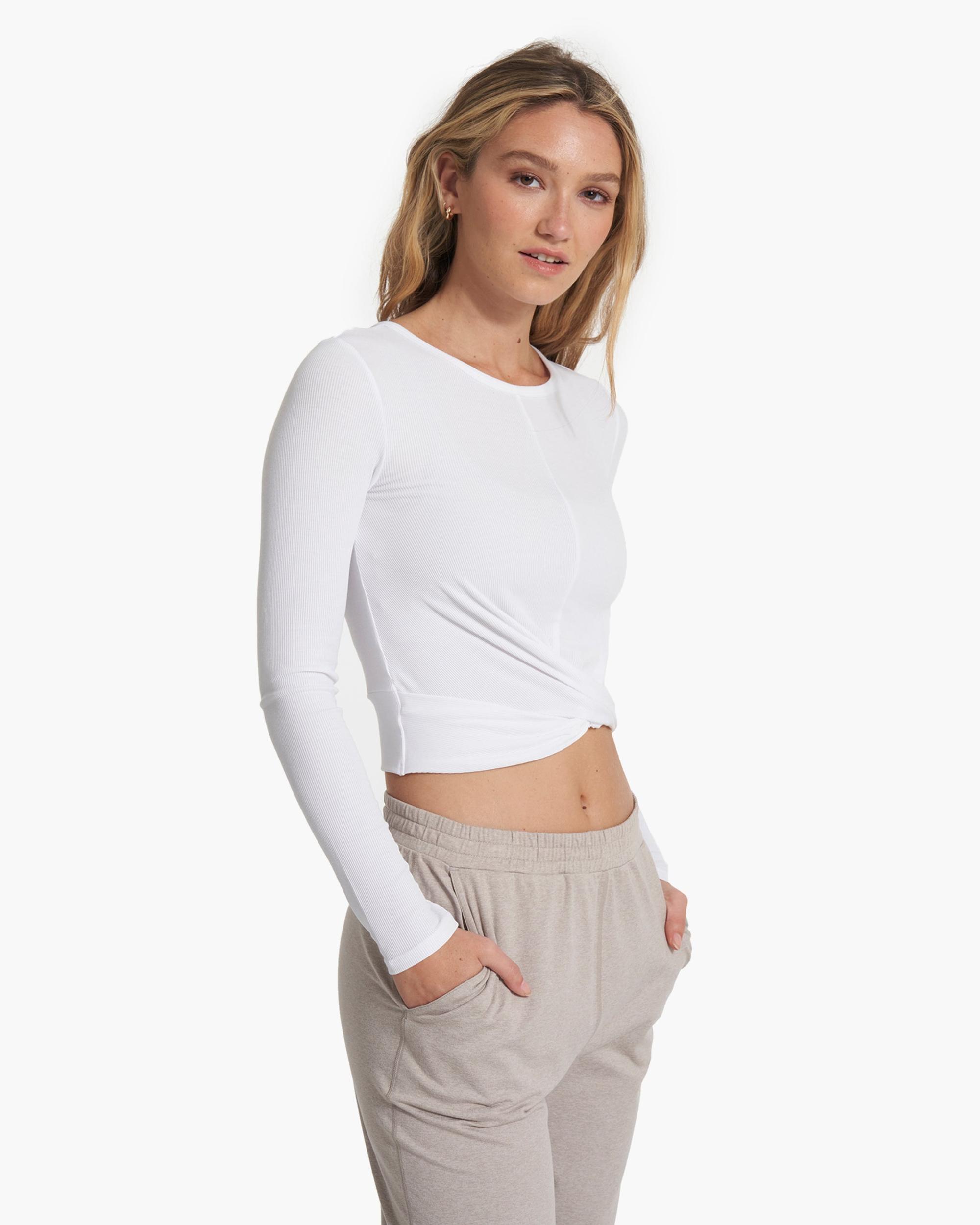 Long Sleeve Cove Twist Tee Product Image