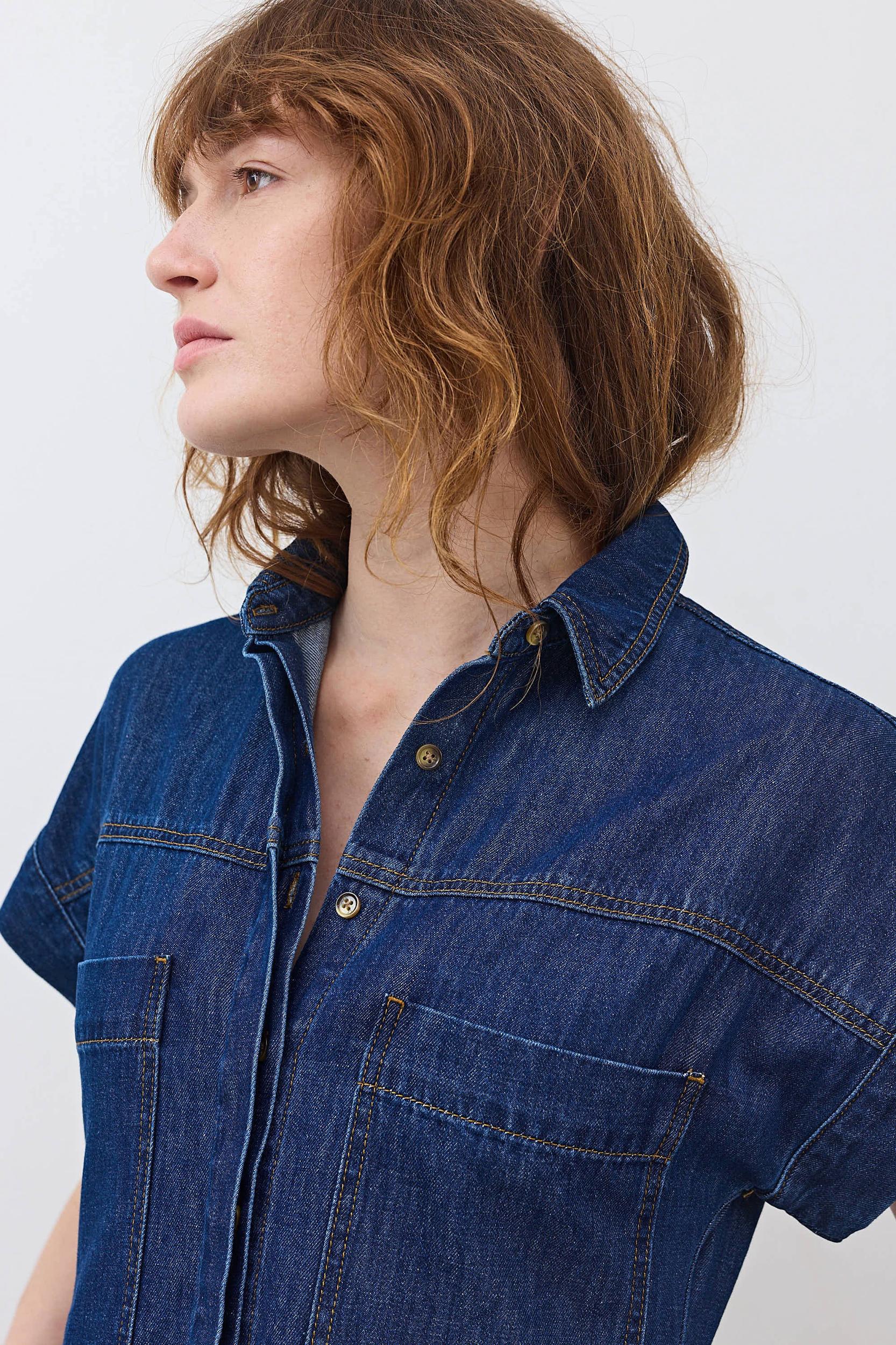 The Denim Shirt Dress Product Image