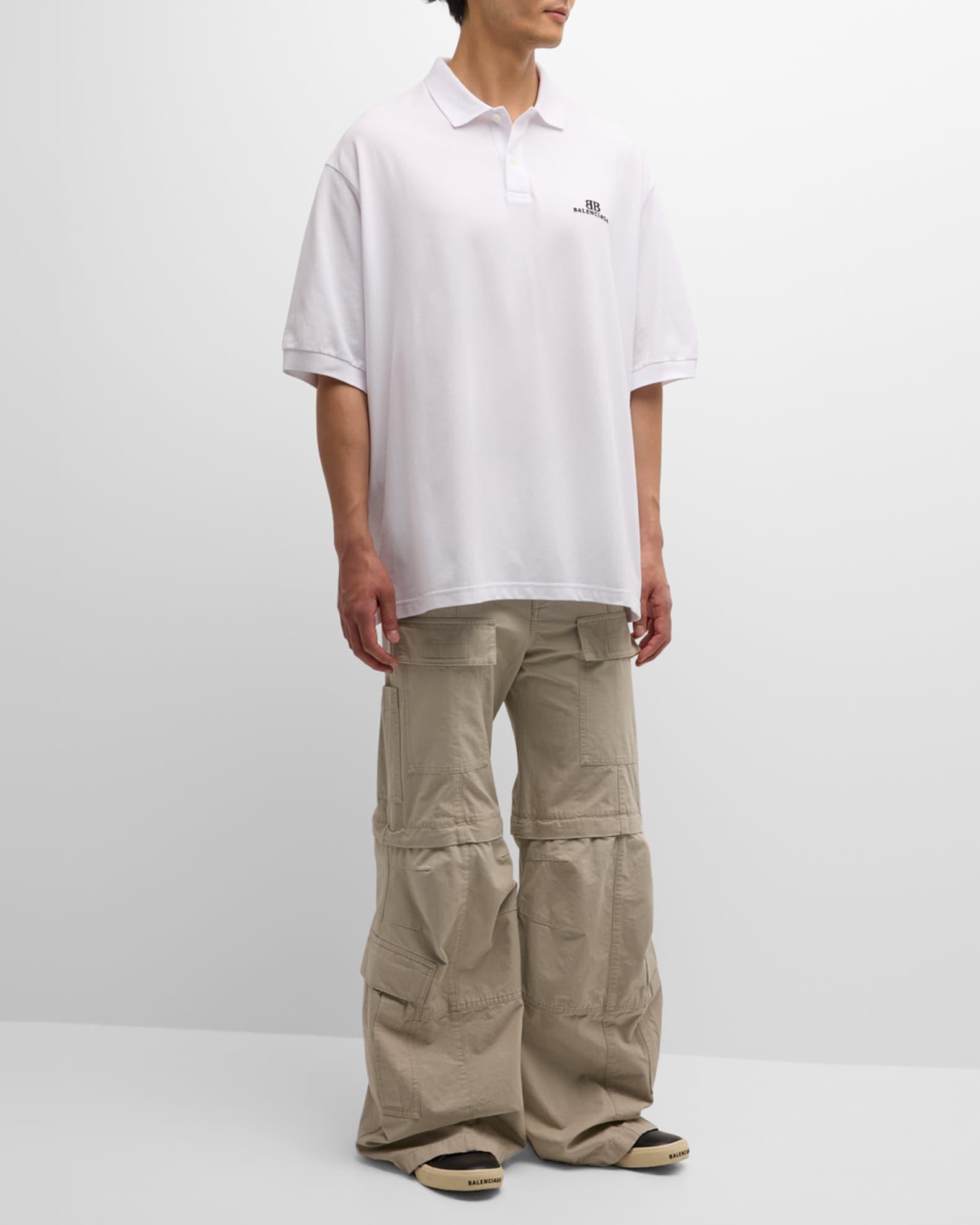 Mens Bb Classic Balenciaga Polo Shirt Oversized Product Image