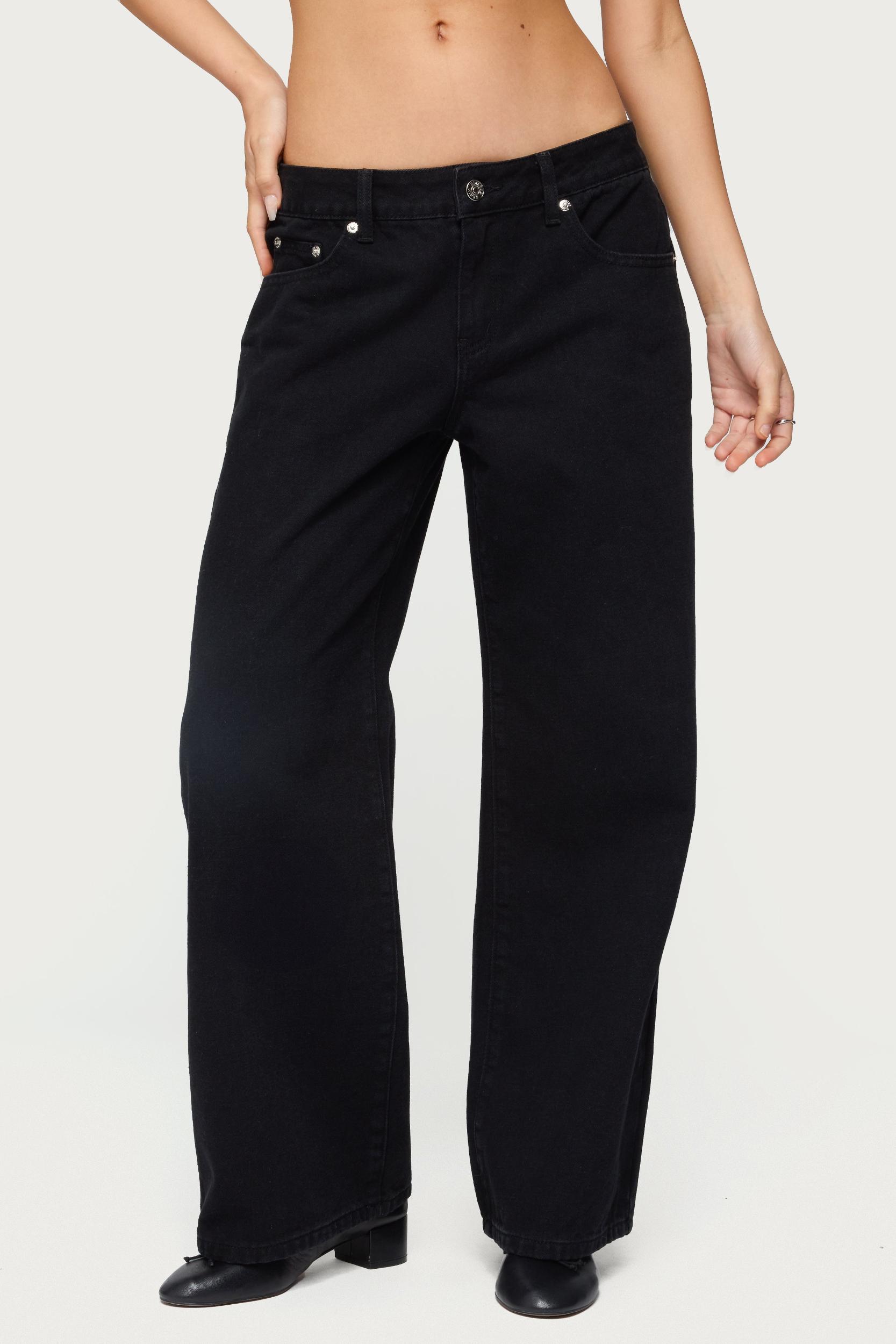 Petite Daytime Low Rise Baggy Jeans Product Image