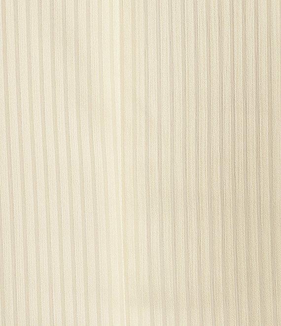 Calvin Klein Crew Neck Button Flutter Sleeve Blouse Product Image