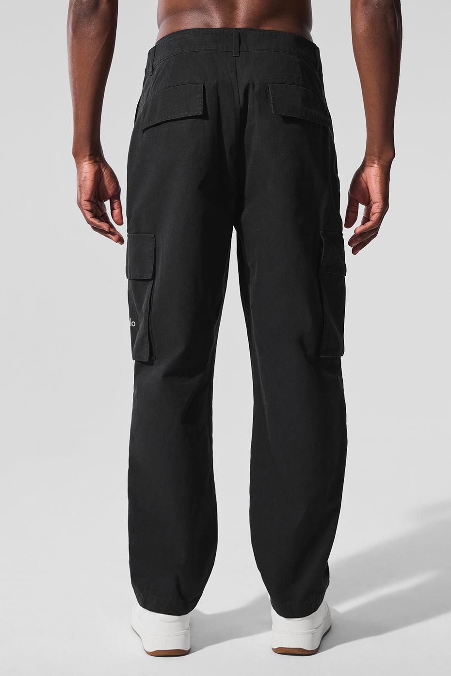Cargo Ripstop Trouser - Black Product Image