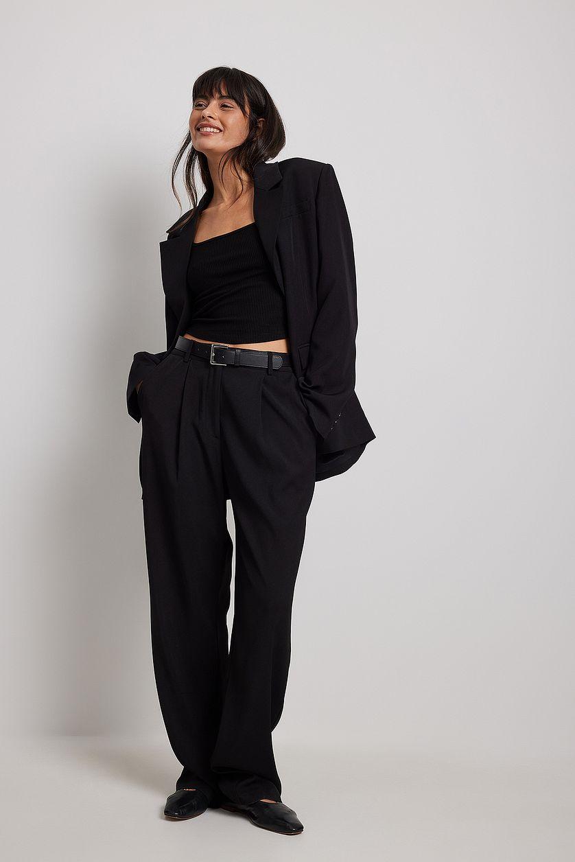 Squared Neck Singlet Product Image