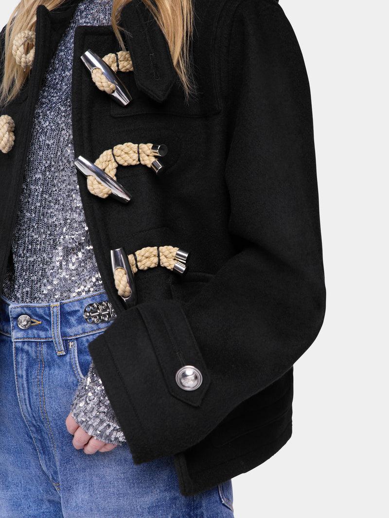 SHORT COAT IN WOOL Product Image