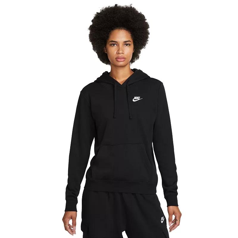 Womens Nike Sportswear Club Fleece Pullover Hoodie | DQ5793-010 Product Image