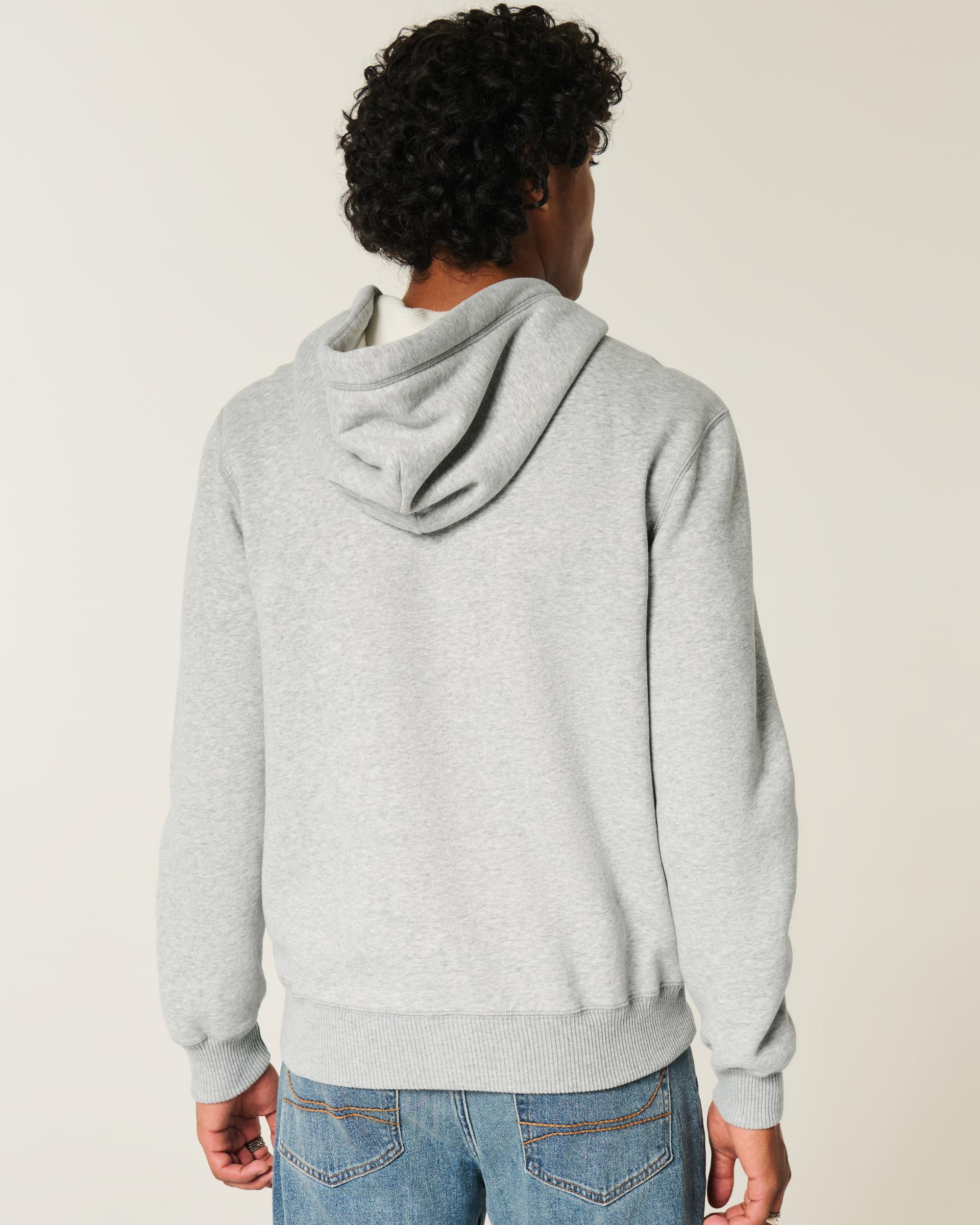 Waffle-Lined Newport Beach Graphic Zip-Up Hoodie Product Image