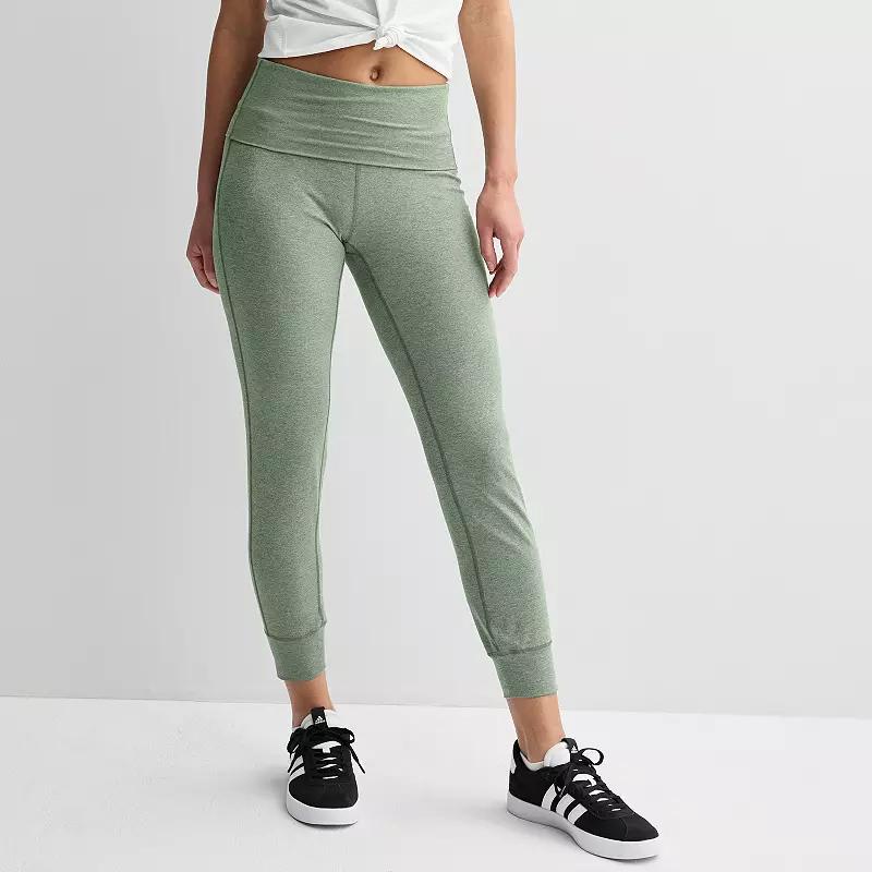 Women's Tek Gear® Essential Soft Foldover Midrise Jogger,  Product Image