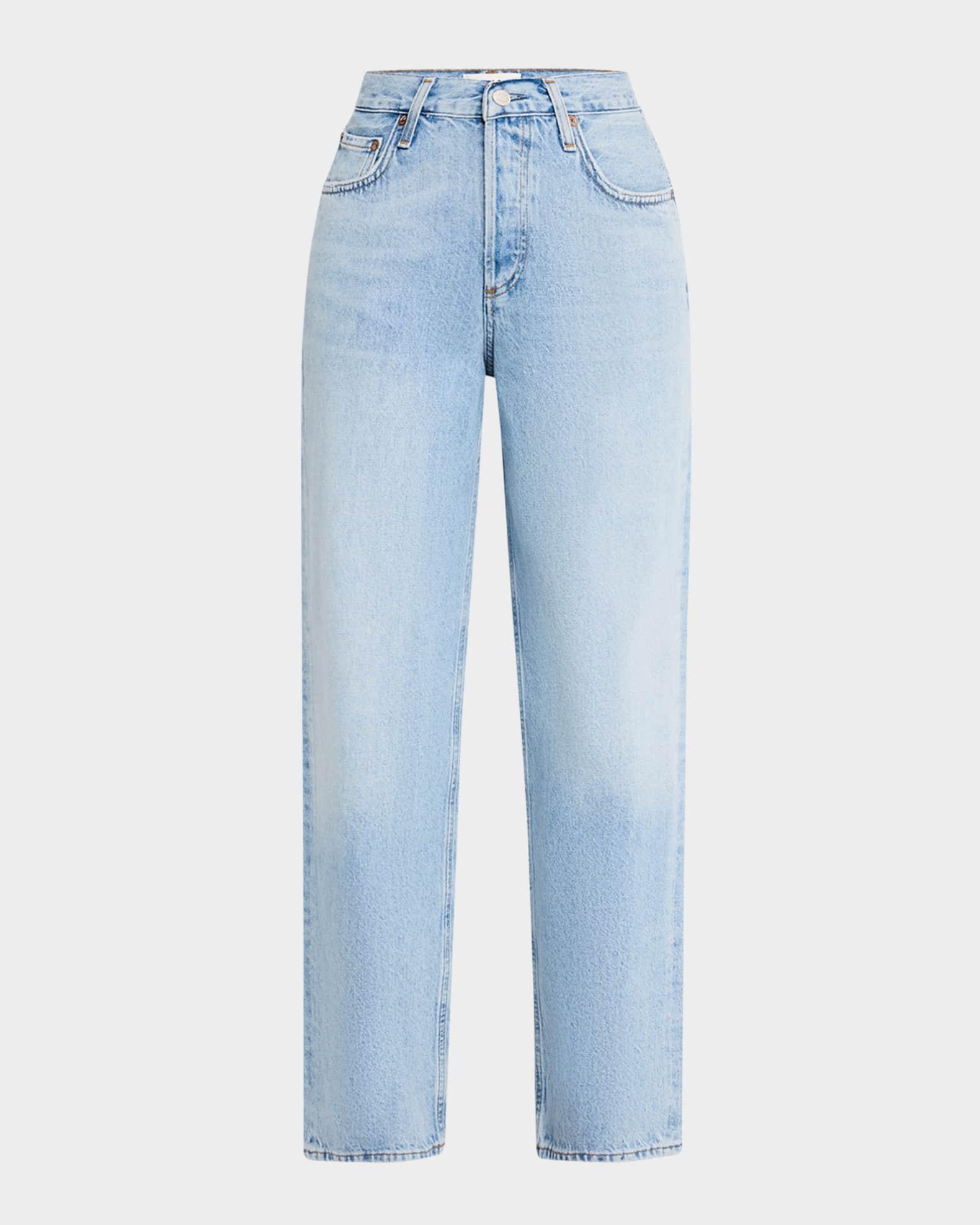 V-Waist Baggy Jeans Product Image