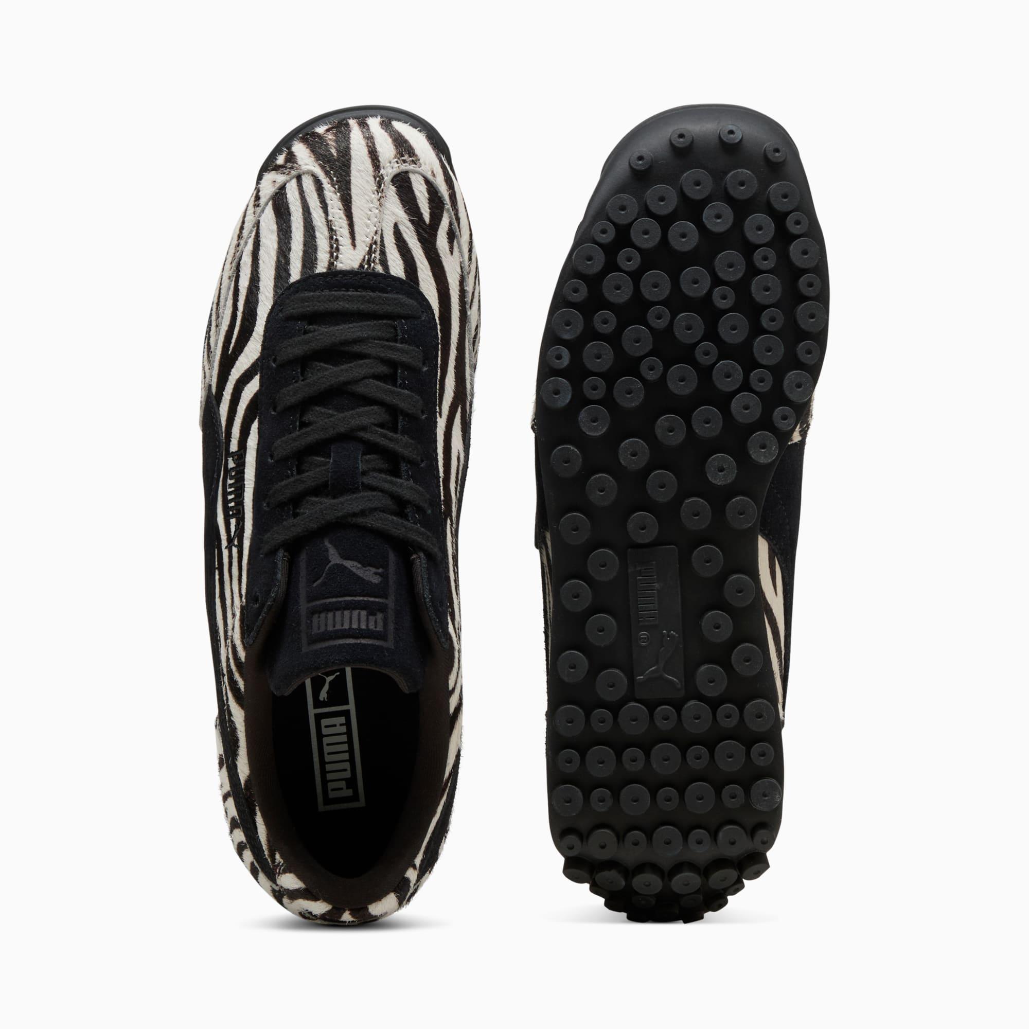 PUMA Easy Rider Zebra Women Shoes in Warm White/Black Product Image