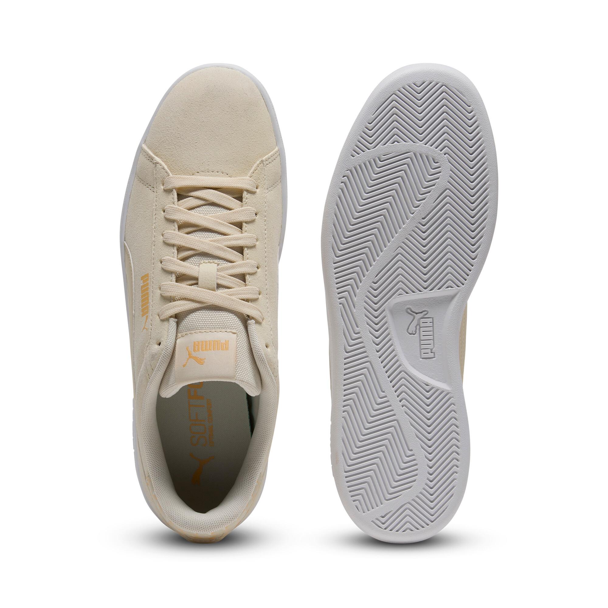 PUMA Smash 3.0 Geometric Men's Sneakers in Alpine Snow/Alpine Snow Product Image