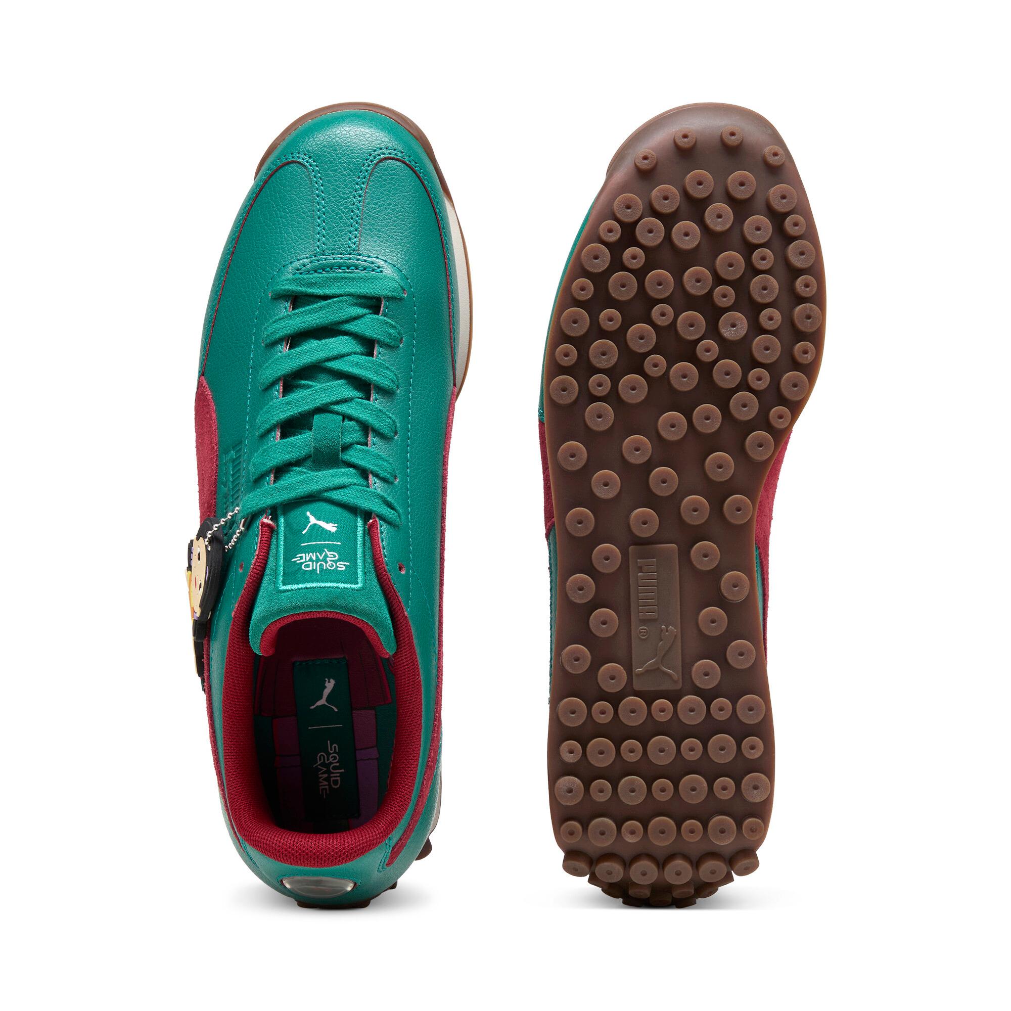 PUMA x SQUID GAME Easy Rider Men's Sneakers in Intense Red/Dark Pine Product Image